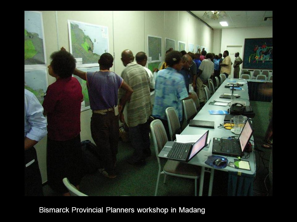 Bismarck Provincial Planners workshop in Madang