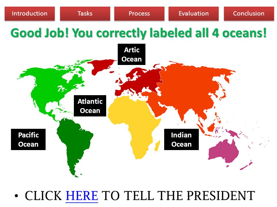 Which ocean does 4 represent.