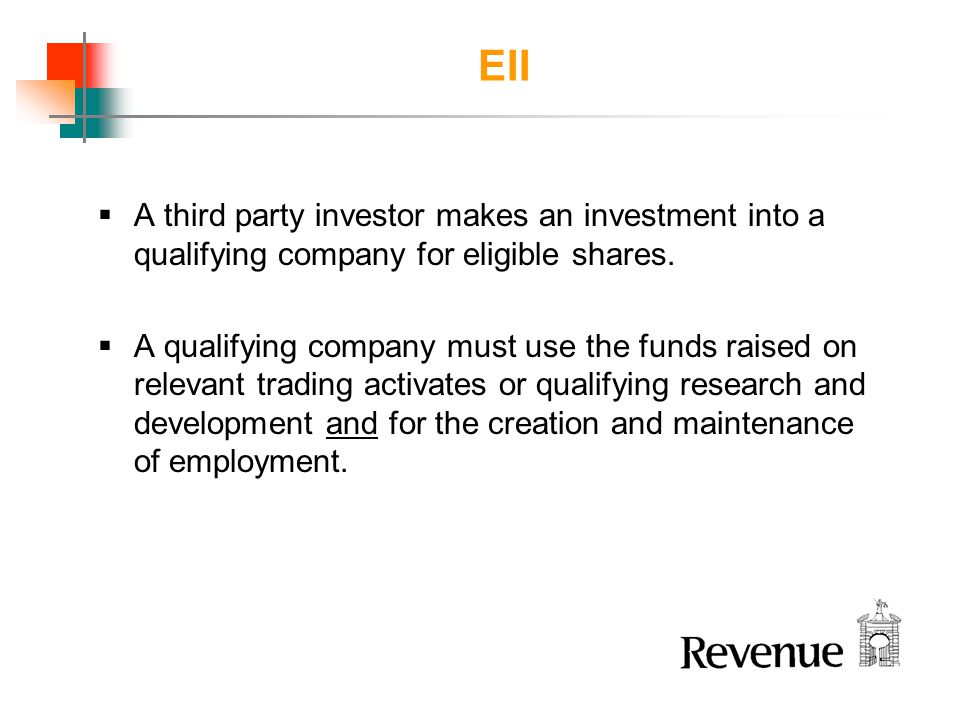 employment and investment incentive scheme revenue