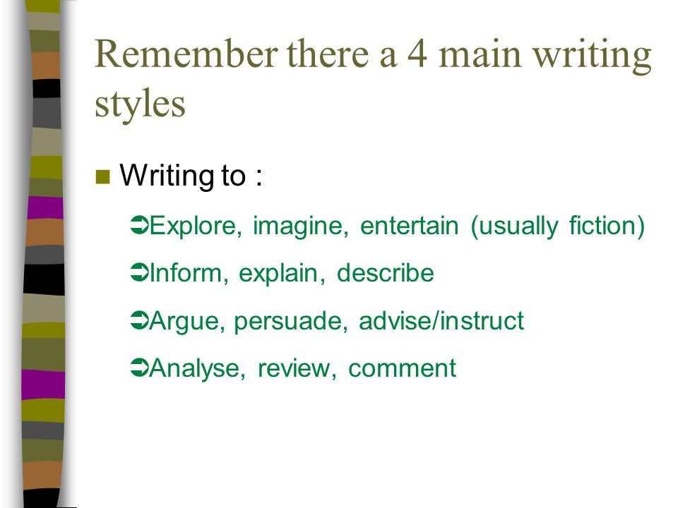 how to analyse writing style