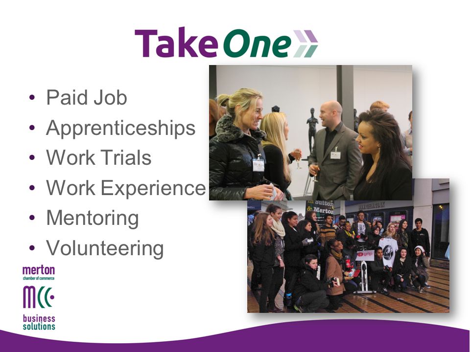 Paid Job Apprenticeships Work Trials Work Experience Mentoring Volunteering