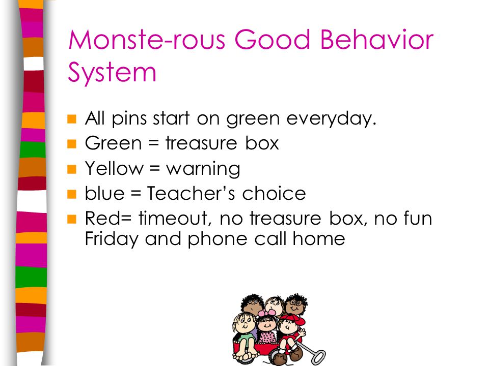 Monste-rous Good Behavior System All pins start on green everyday.