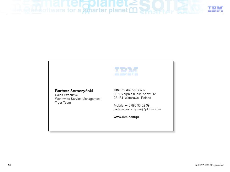 2012 Ibm Corporation 1 Maximo Scheduler A Revised Approach To Work Management Bartosz Soroczynski Sales Executive Worldwide Service Management Tiger Ppt Download
