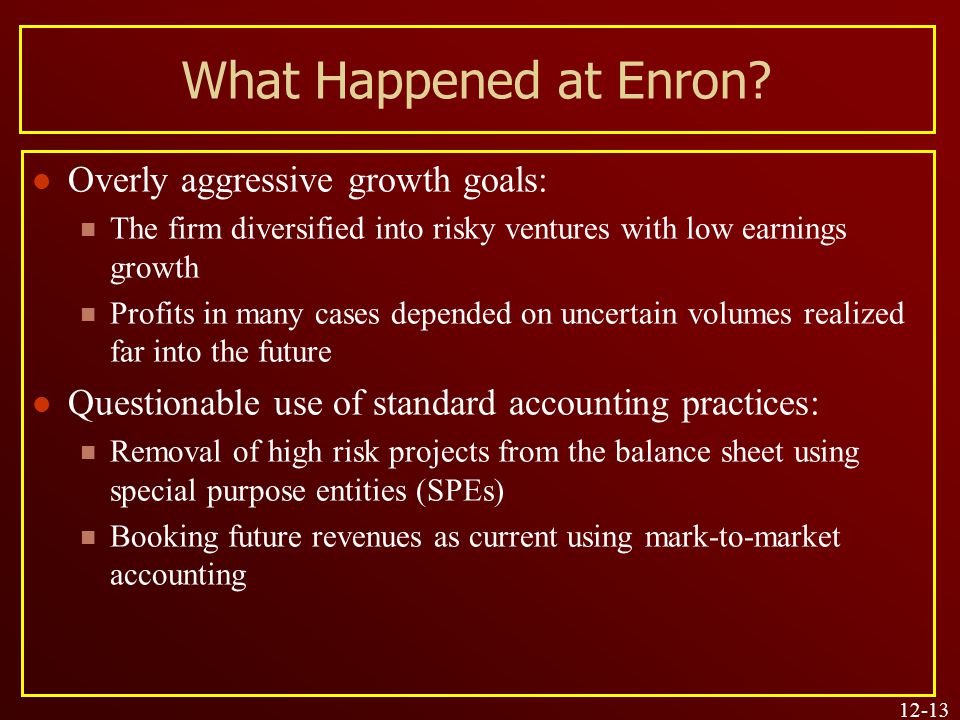 What Happened at Enron.
