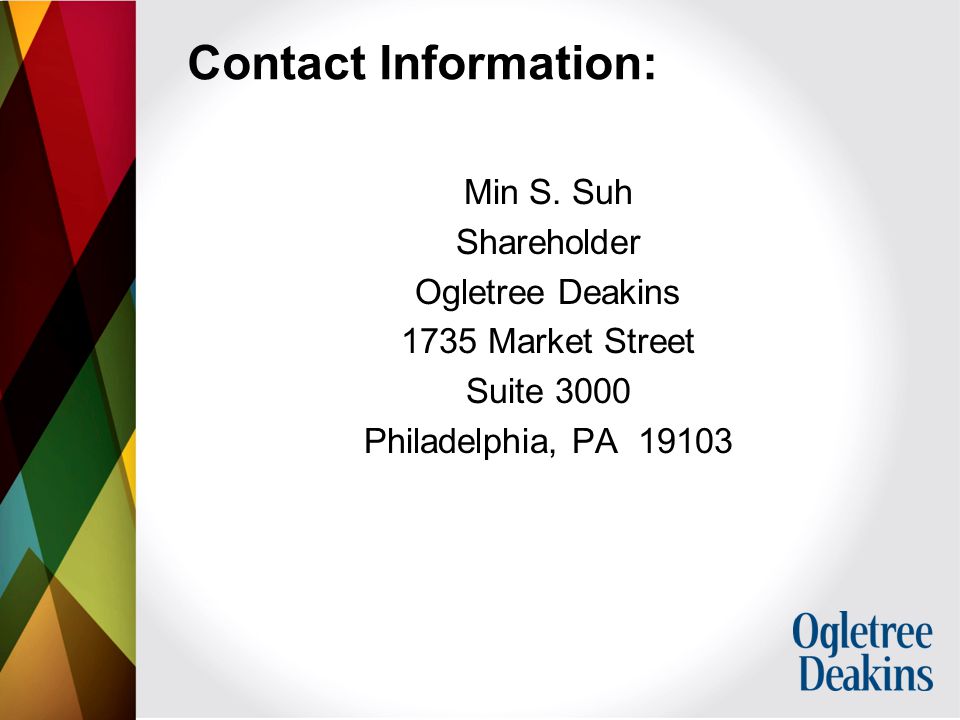Contact Information: Min S.