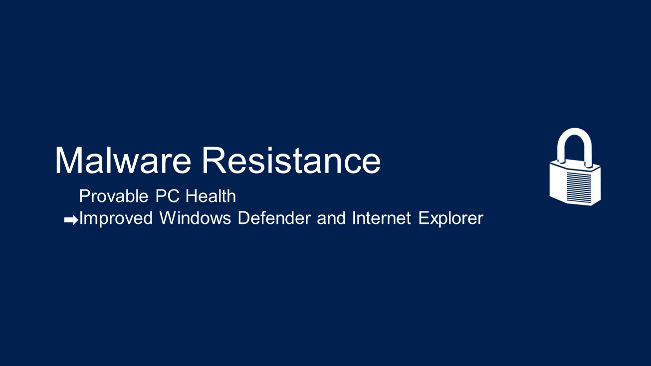 Provable PC Health Improved Windows Defender and Internet Explorer