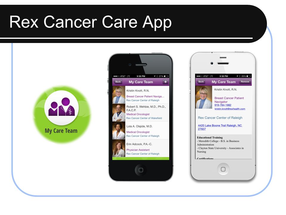 Rex Cancer Care App