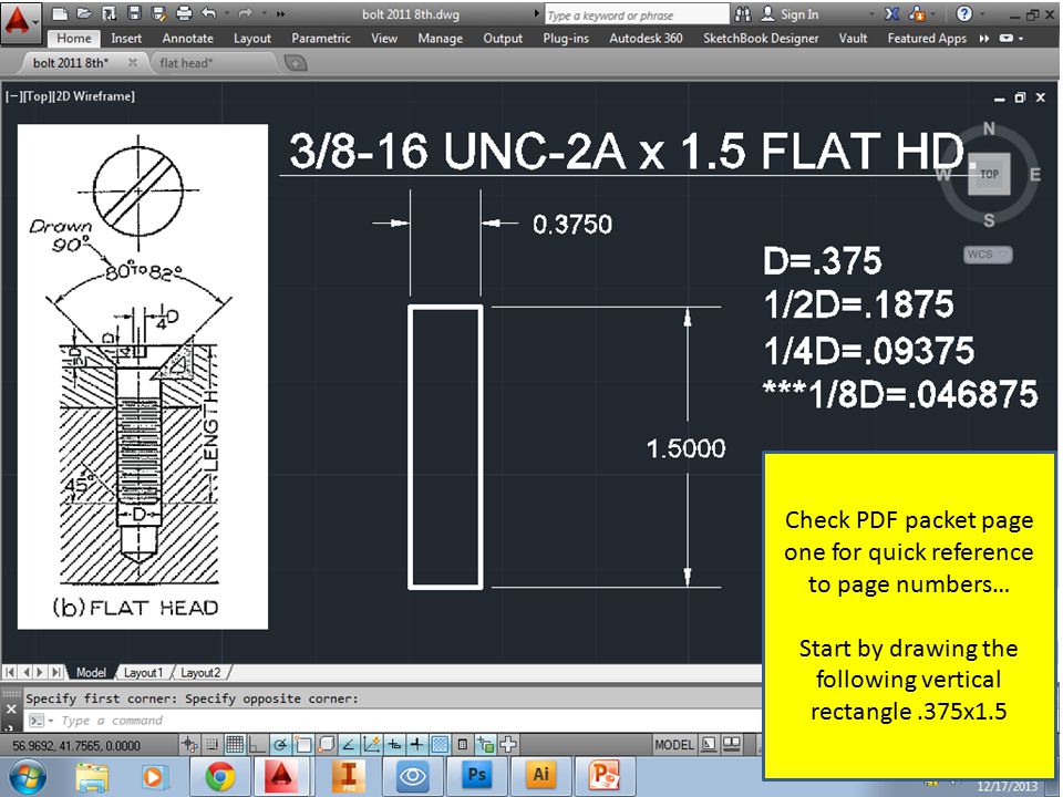 Fasteners Assignment Part C 3 8 16 Unc 2a 1 5 Flat Head Ppt Download Fasteners Assignment Part C 3 8 16 Unc 2a 1 5 Flat Head Ppt Download