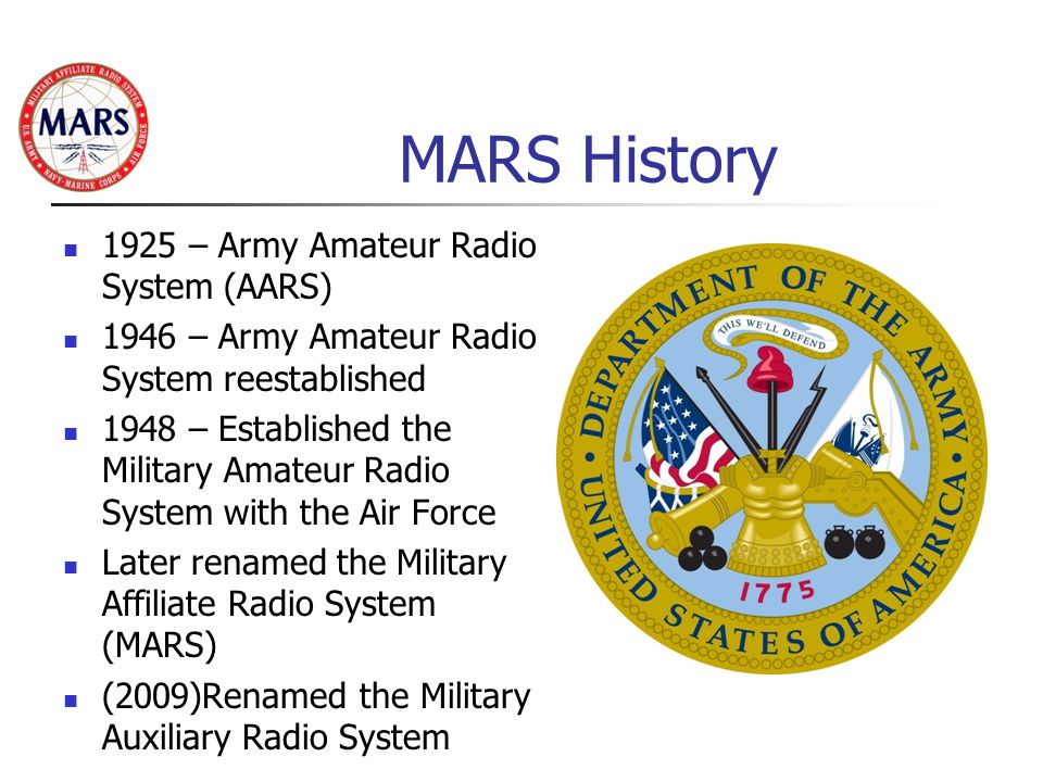 Military Auxilary Radio System A Joint Services Program Army Air Force  Navy-Marine Corps. - ppt download