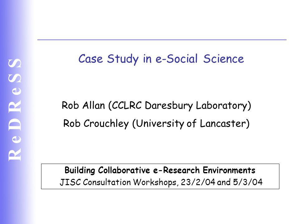 case study in social research
