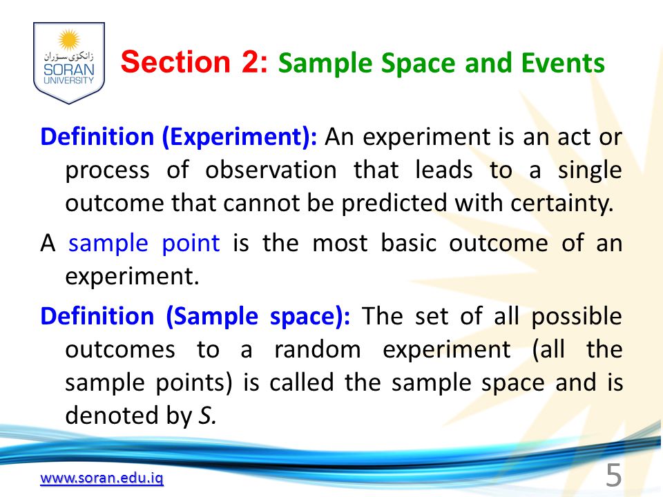 Probability and Statistics Dr. Saeid Moloudzadeh Sample Space and Events 1  Contents Descriptive Statistics Axioms of Probability Combinatorial. - ppt  download