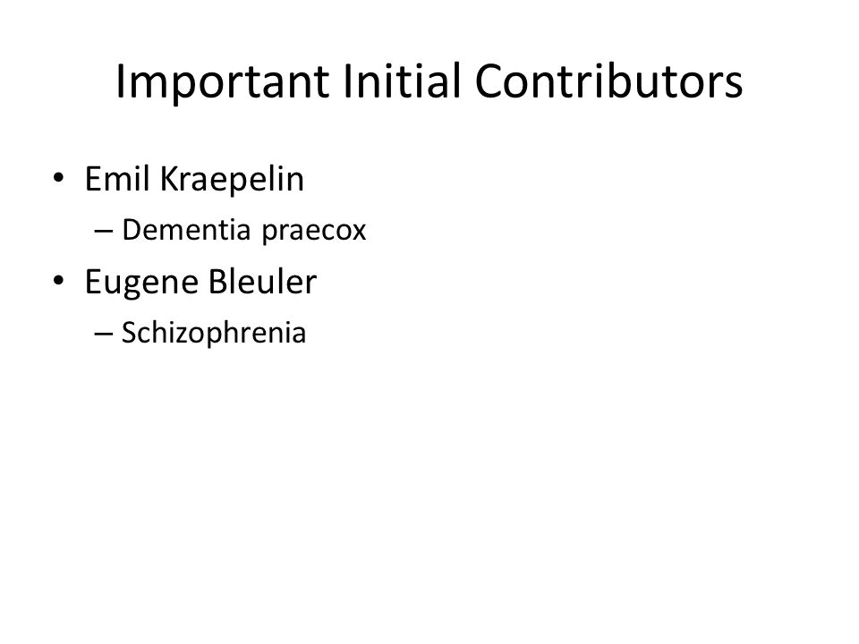 Neuropsychiatry I.Schizophrenia II.Mood Disorders III.Substance-Related ...