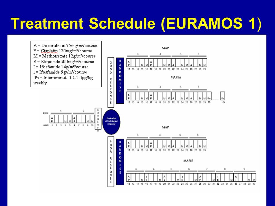 Treatment Schedule (EURAMOS 1)