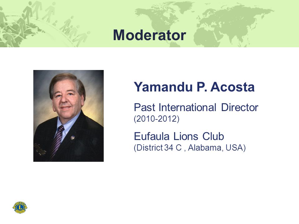 Moderator Yamandu P.