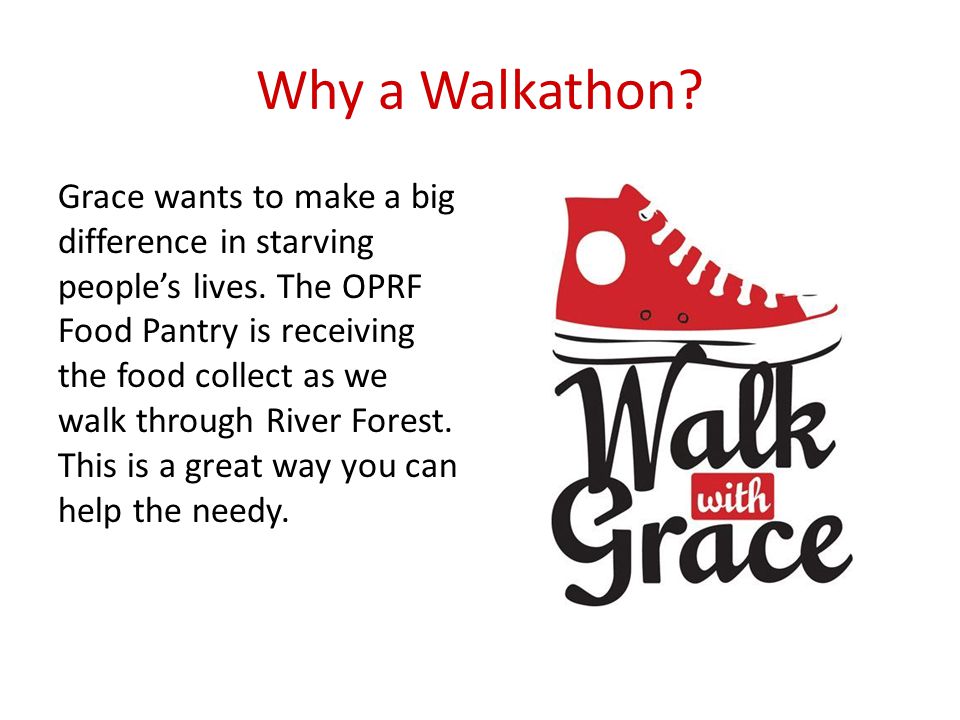 The Grace Walkathon May 2 2013 To Help The Oak Park River Forest