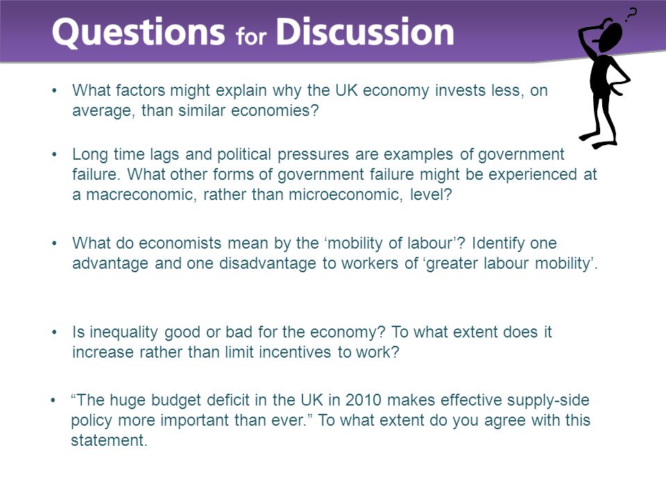 What factors might explain why the UK economy invests less, on average, than similar economies.