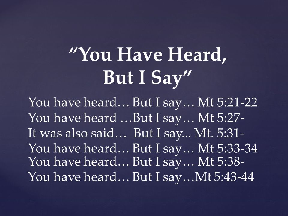 How Is The Old Testament Fulfilled? Mat 5:17-20 “Do not think that I have come to abolish the Law or the Prophets; I have not come to abolish them but. - ppt download