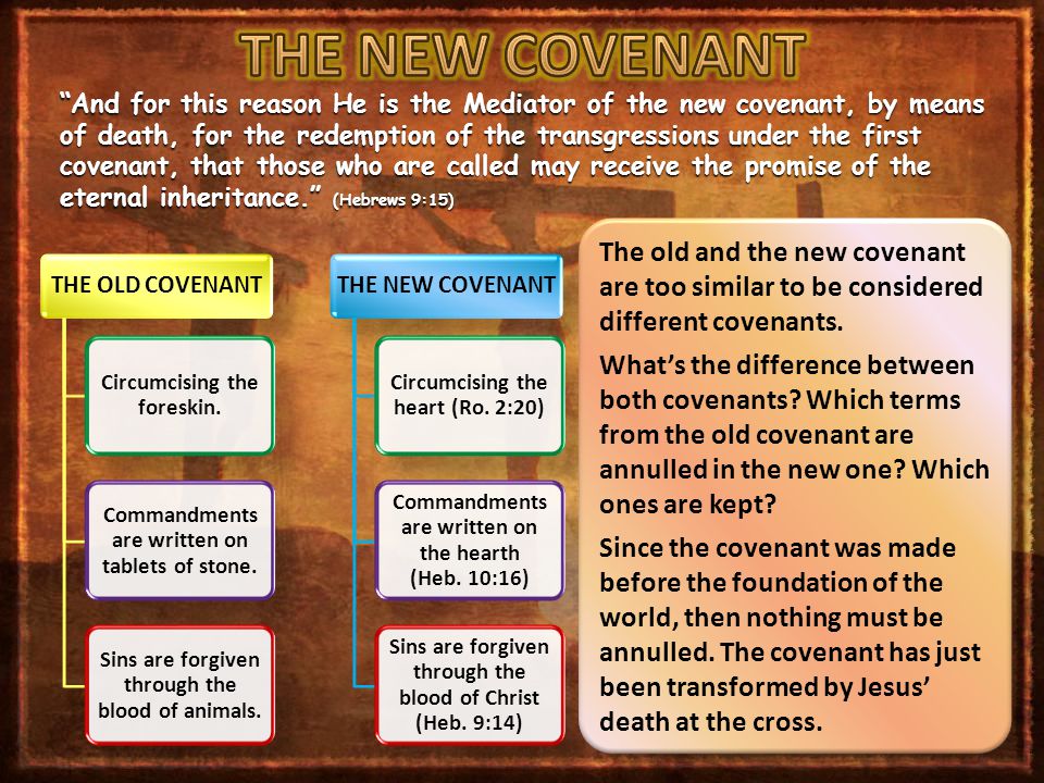 difference between old and new covenant
