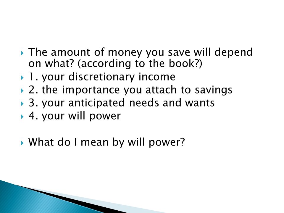  The amount of money you save will depend on what.
