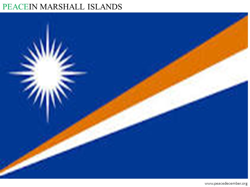 PEACEIN MARSHALL ISLANDS