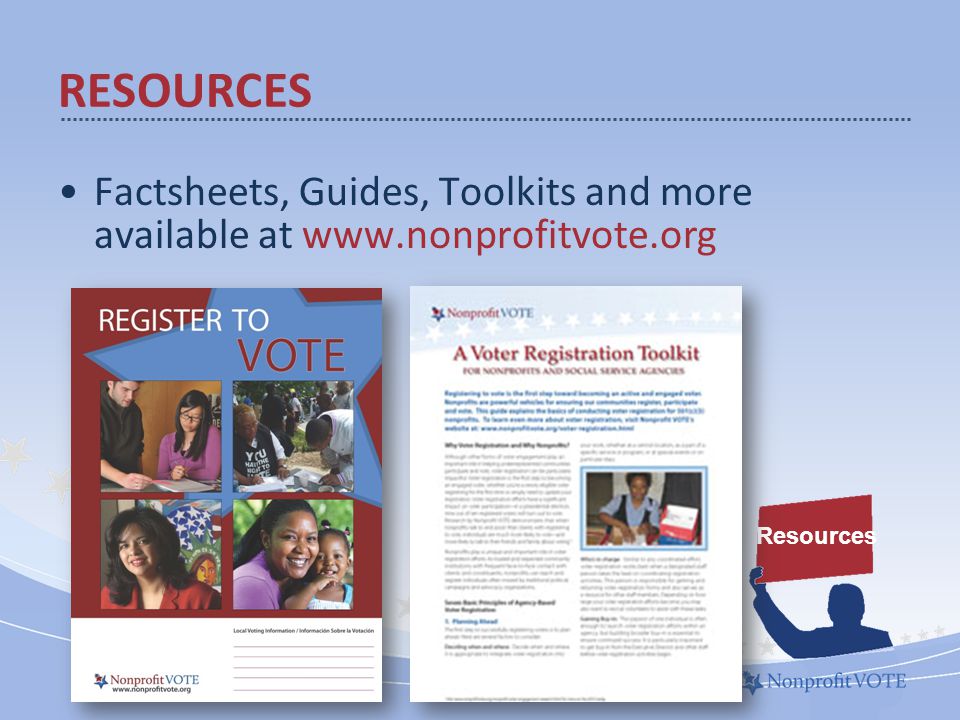 Factsheets, Guides, Toolkits and more available at   RESOURCES Resources