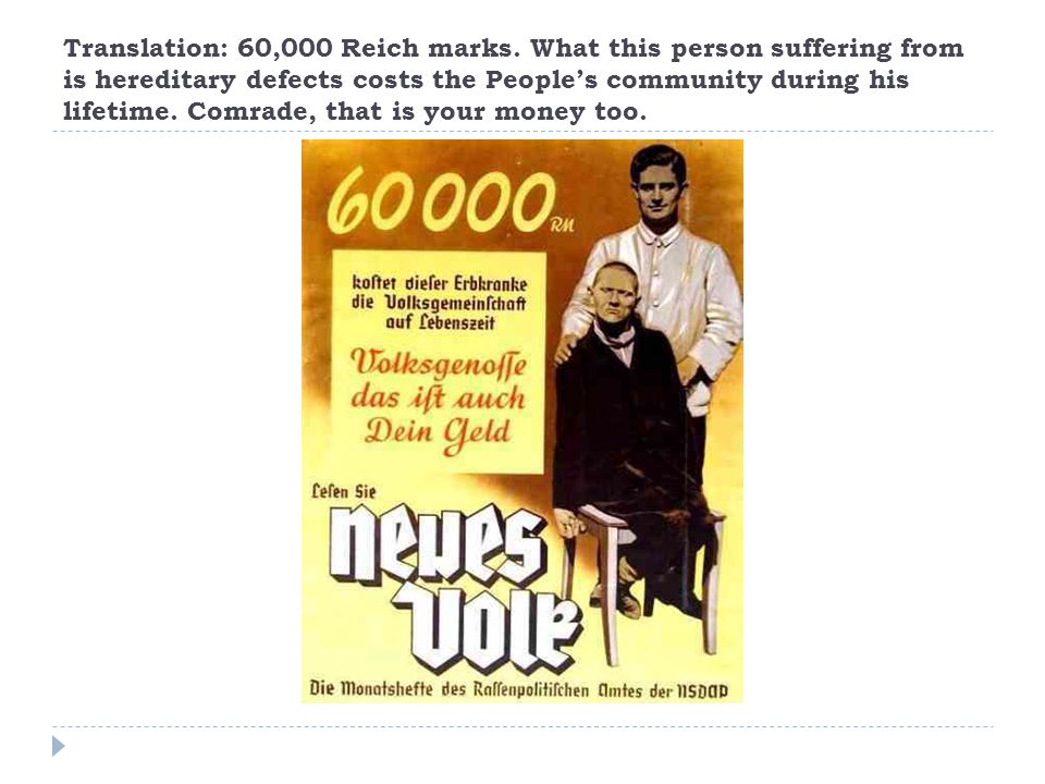 Translation: 60,000 Reich marks.