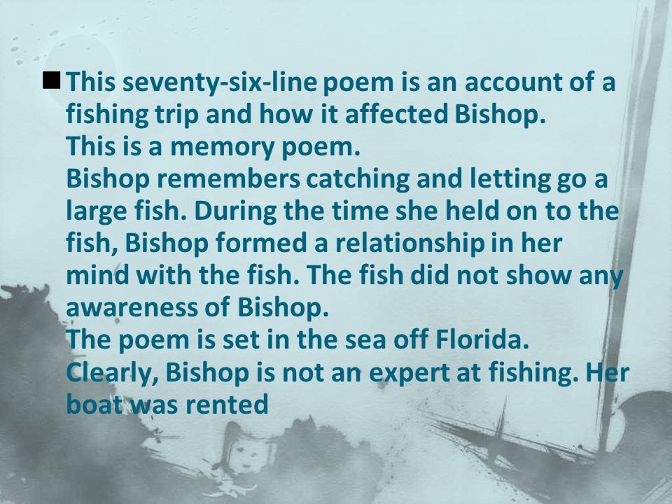 fish by elizabeth bishop analysis