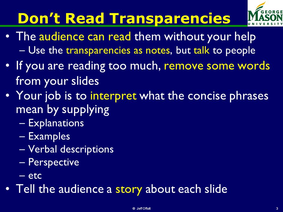 phd seminar hints for giving presentations b dos and don ts of