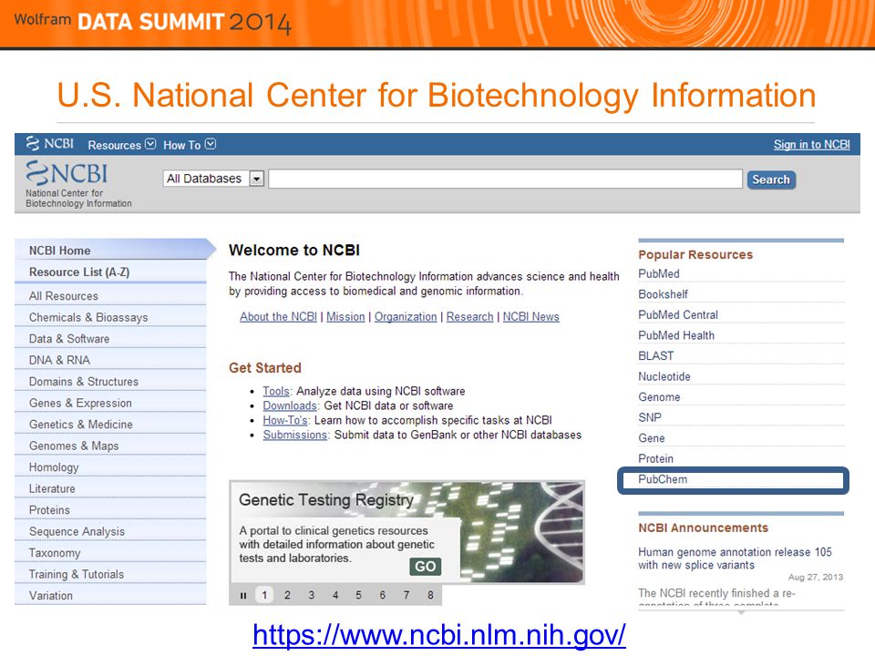 U.S. National Center for Biotechnology Information