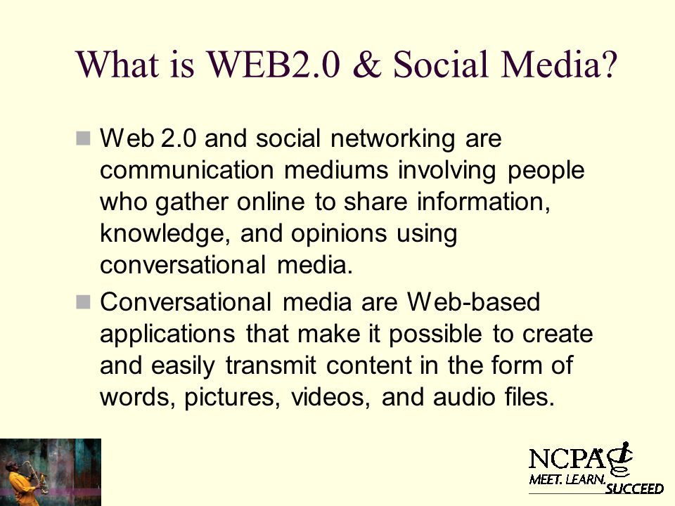What is WEB2.0 & Social Media.