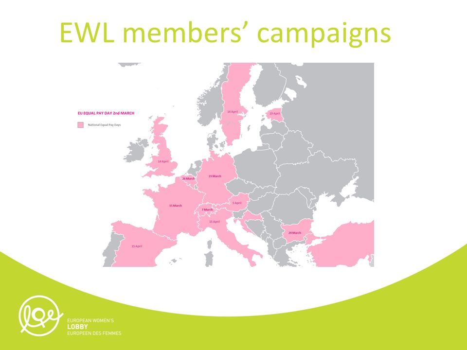 EWL members’ campaigns