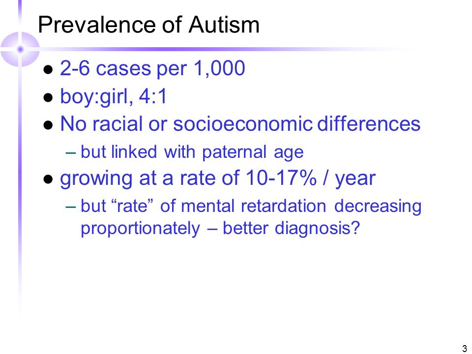 Autism Prevalence And Socioeconomic >> 1 Autism And Autism Spectrum Disorder November 12 Ppt Download Autism Prevalence And Socioeconomic >> 1 Autism And Autism Spectrum Disorder November 12 Ppt Download