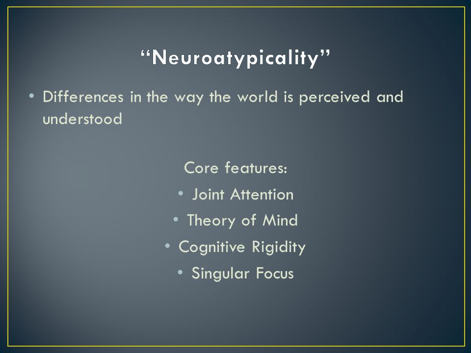 treatment of neurodevelopmental and neurocognitive disorders presentation