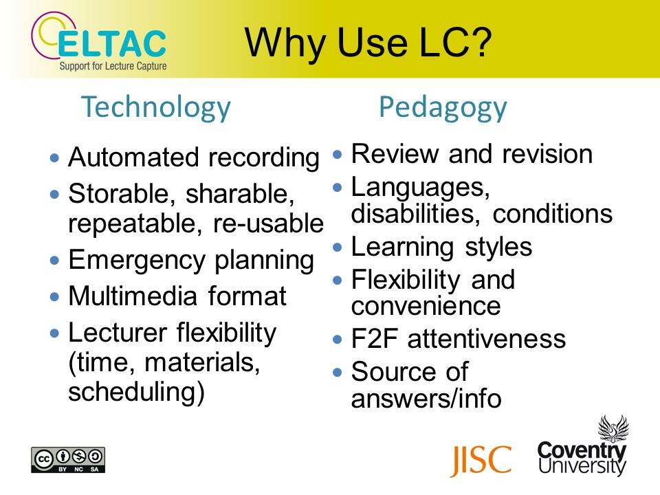 Why Use LC.