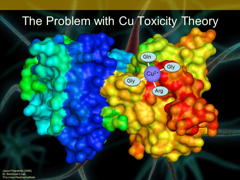 The Problem with Cu Toxicity Theory Jesse Fitzpatrick (2008) Dr.