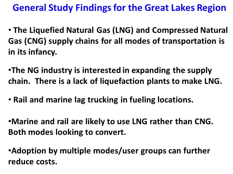 Natural Gas (NG) Study Overview The U.S.