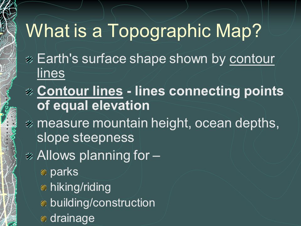 What is a Topographic Map.