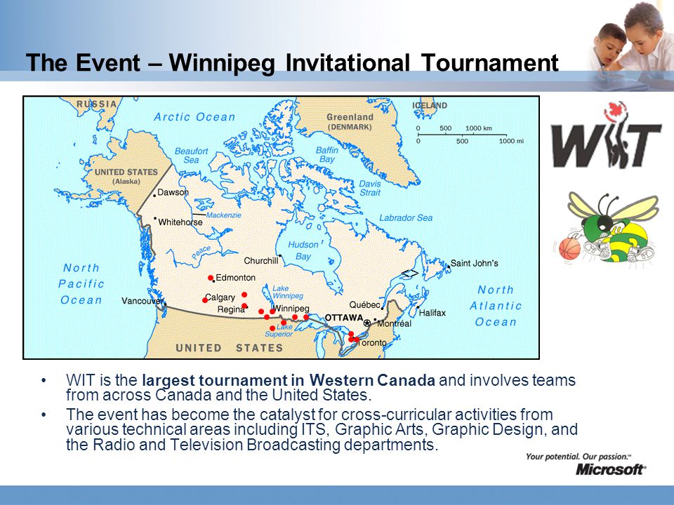 The Event – Winnipeg Invitational Tournament WIT is the largest tournament in Western Canada and involves teams from across Canada and the United States.