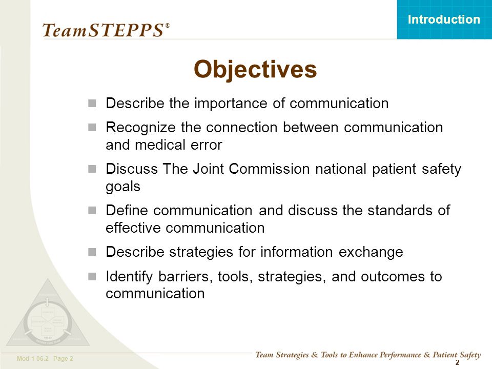 patient safety communication tools
