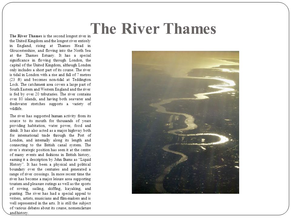 The thames текст 8 класс. Река Темза презентация. Описание the Thames River. Сообщение о реке Thames. Сообщение про River Thames.