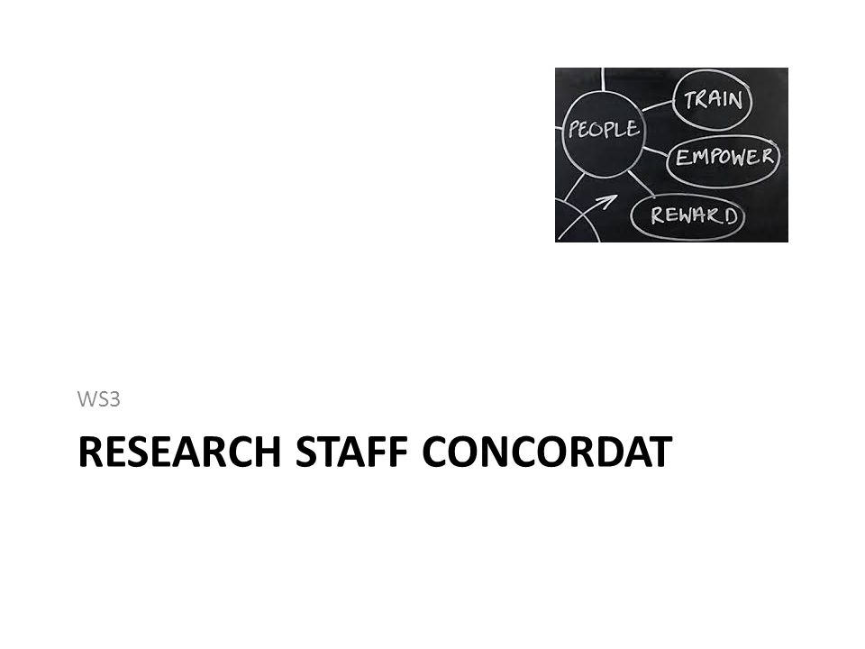 RESEARCH STAFF CONCORDAT WS3