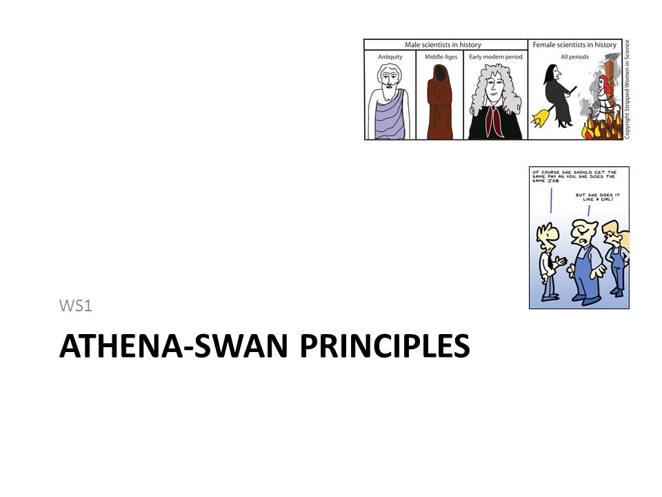 ATHENA-SWAN PRINCIPLES WS1