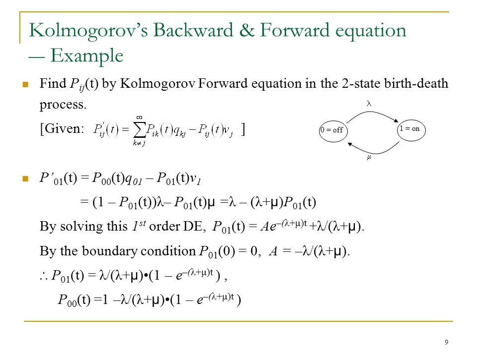 Ieg5300 Tutorial 5 Continuous Time Markov Chain Peter Chen Peng Adapted From Qiwen Wang S Tutorial Materials Ppt Download