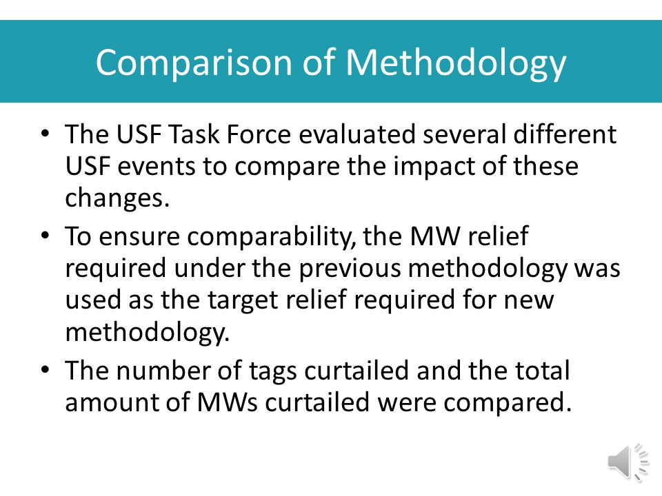 Three Main Changes to the UFMP 2.Only e-tag schedules with Transfer Distribution Factors (TDF) greater than or equal to 10 Percent are utilized for curtailment.