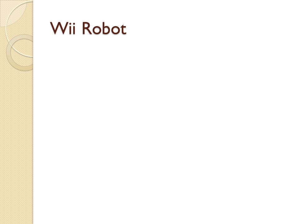 Wii Robot