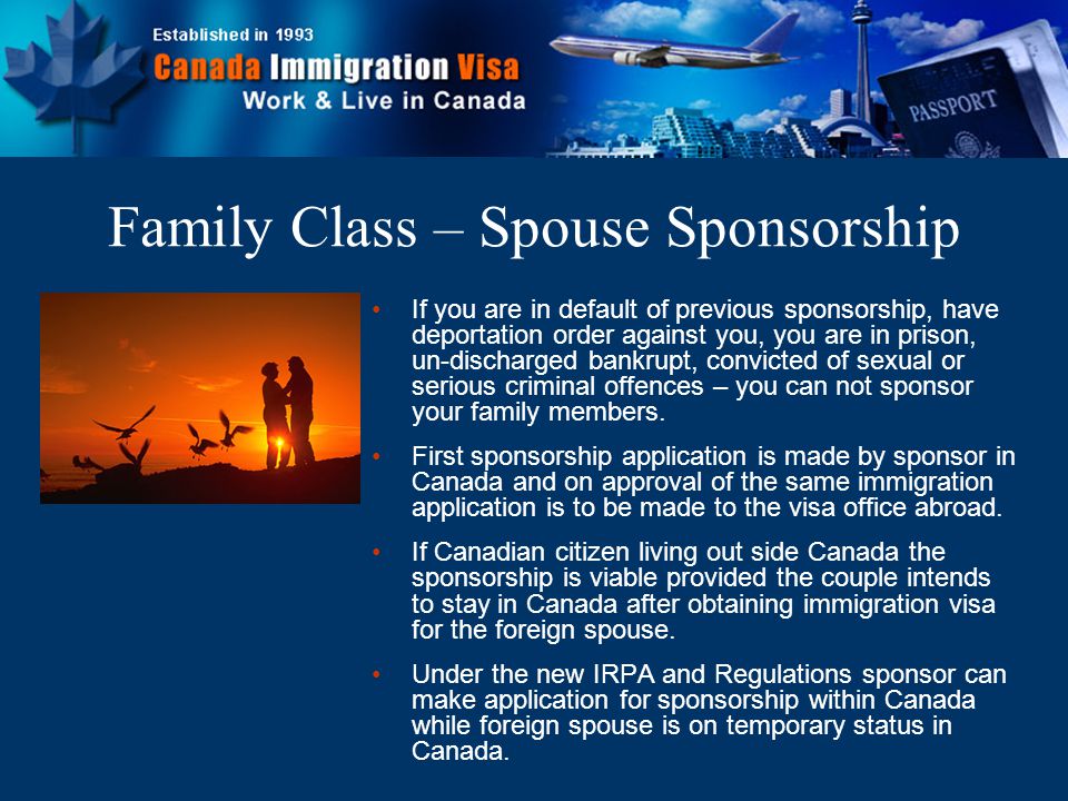 If you are in default of previous sponsorship, have deportation order against you, you are in prison, un-discharged bankrupt, convicted of sexual or serious criminal offences – you can not sponsor your family members.