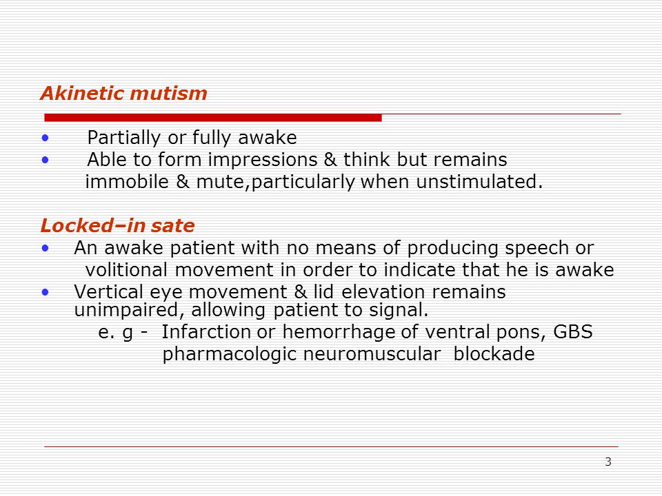 1 coma. 2 Coma Deep sleeplike state Can not be aroused. Stupor Lesser  degrees of unarousability. Require vigorous stimuli Drowsiness Simulates  light sleep. - ppt download