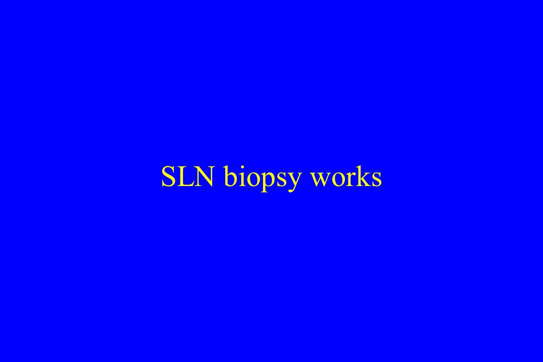 SLN biopsy works