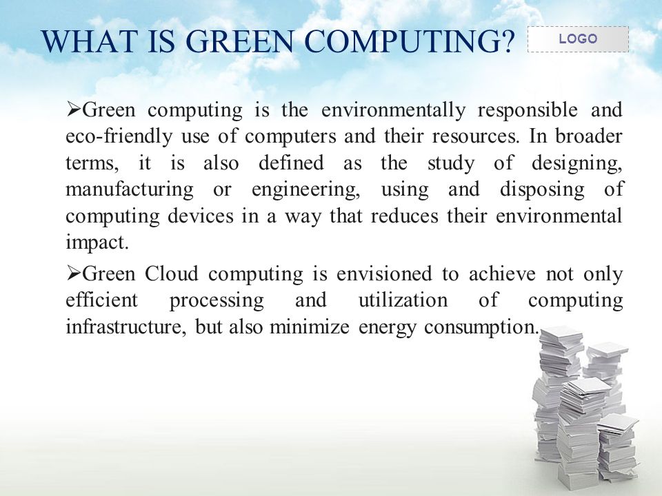 define green cloud computing