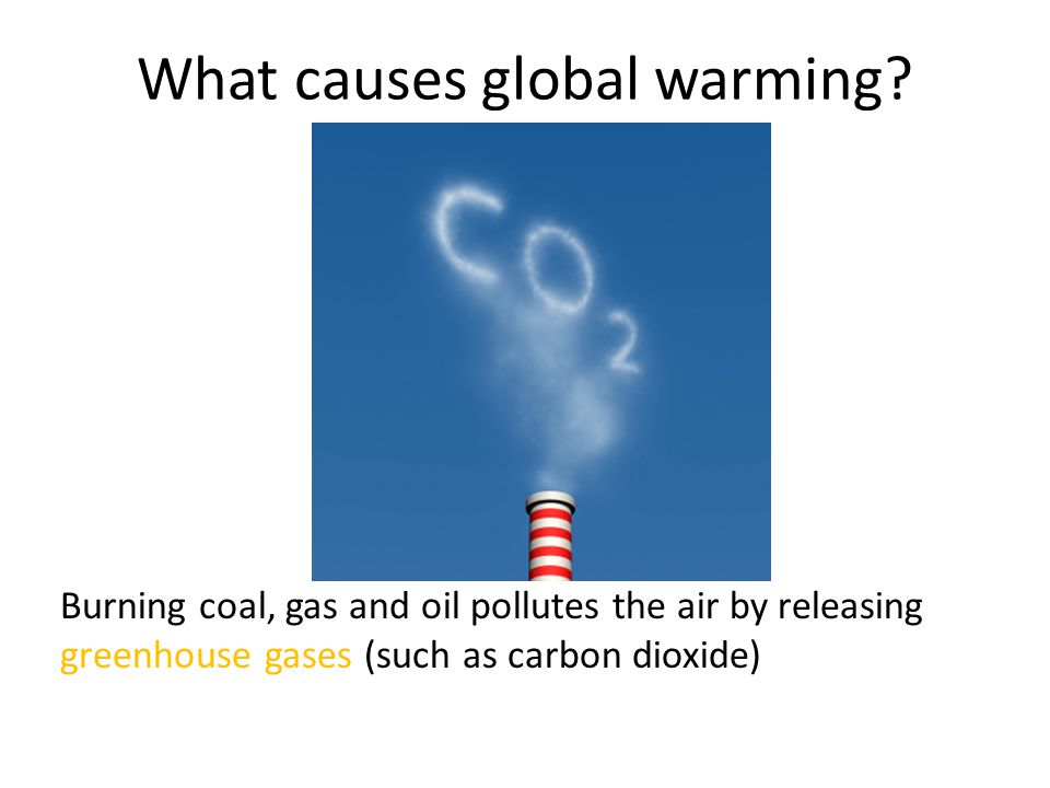 What causes global warming.